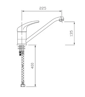 Grifo caño bajo mando corto 00211223