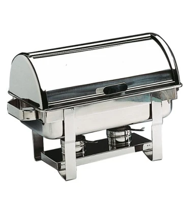 Chafing Dish Chafing dish de alcohol GN 1/1 con tapa escamoteable Sistema CDESA0011 Chafing Dish Chafing dish de alcohol GN 1/1 con tapa escamoteable Sistema CDESA0011