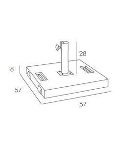 Ezpeleta Base Parasol Cube