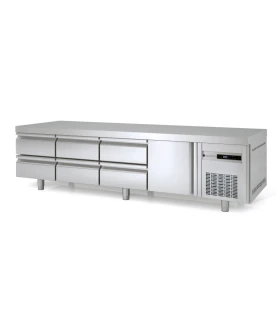 Mesa Snack Refrigerada Bajococina GN 1/1 de 2245x700mm Coreco MFB-225