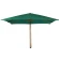 Parasol redondo de 3 m mástil de madera Garbar M2