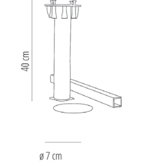 Base Empotrable para el Parasol A2 de Garbar