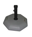 Base de Cemento Pintado en Gris de 30 kgs para Mástiles  de 38 a 48 mm de diámetro
