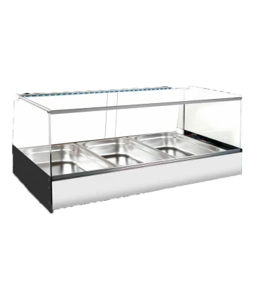 Vitrinas de Tapas Vitrina refrigerada Comida para Llevar GN 1/1 con motor remoto Vitrinas Gómez