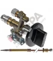 Grifo de gas completo con termopar y pomo MADEC