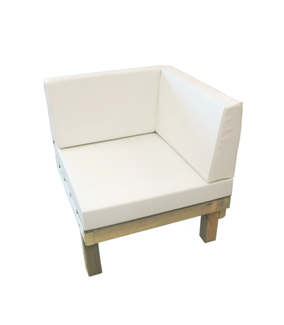 Sillón de 1 Plaza Rinconera en Madera de Pino Autoclave Conva CHSL1R