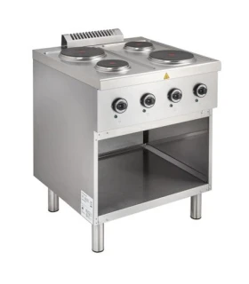 Cocina Eléctrica con Mueble 4 placas 8.2 kw Fondo 700