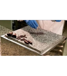 Anti Grill Anti-plancha para helado y chocolate placa de mármol hasta -25ºC DECOR ICB Technologie DECO FREEZE