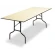 Mesa plegable rectangular en melamina para interiores