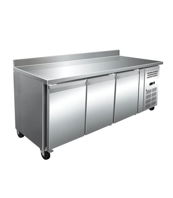 Mesa Refrigerada Snack Acero Inoxidable 3 Puertas SNACK3200TN