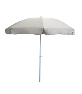 6 unidades Parasol redondo en aluminio 2 m con faldón Conva Feria r...