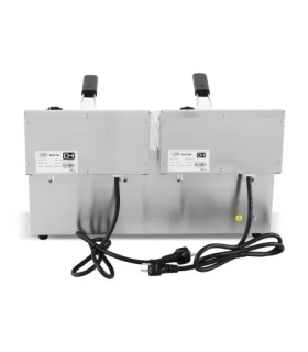 Freidora Eléctrica 8+8 litros sin Grifo EF-8L-2