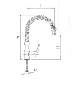 Grifo ducha Serie Doméstico 230x415 mm