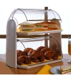 Vitrina para bollería doble piso 300x400x460 mm