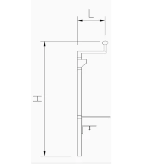 Abrelatas industrial acero inox. 550x150 mm