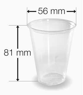 Dispensador de vasos de plástico ø90x597 mm