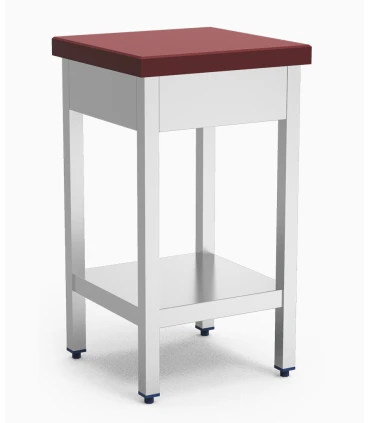 Tajos de Corte Tajo lastrado fibra roja con estante 1000x500x900 mm Fricosmos 30112