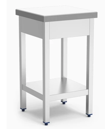 Tajos de Corte Tajo lastrado fibra blanca con estante 700x500x900 mm Fricosmos 30160