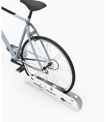Parkings inox Aparcamiento para bicicleta en acero inoxidable 645x75x130 mm Fricosmos 084610