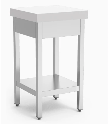 Tajos de Corte Tajo fibra blanca 7 cms de grosor faldón y estante 500x500x920h mm Fricosmos 032010