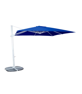 Parasol aluminio 3x3 m Mástil Lateral Plus ref. 879 Acrílico 220 gr