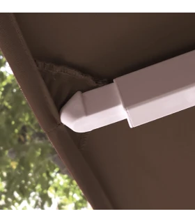 Parasol aluminio 3x2 m Poliester Beige 220 grs Conva 887 Heavy duty