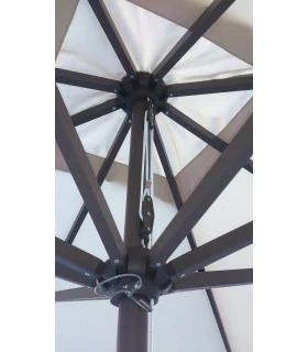 Parasol aluminio 3x2 m Poliester Beige 220 grs Conva 887 Heavy duty