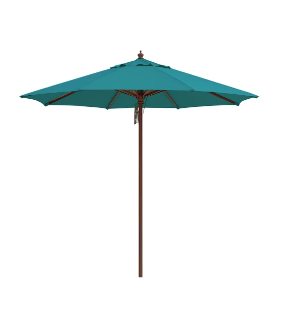 Parasol Ø3 m de madera en Acrílico Dralon Conva 843