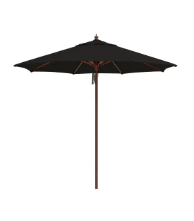 Parasol Ø3 m de madera Conva 843 en tejido Olefin 190 grs