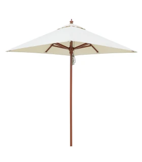 Parasol 2x2 m de madera en Acrílico Dralon Conva 842