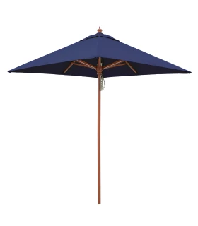 Parasol 2x2 m de madera en Acrílico Dralon Conva 842