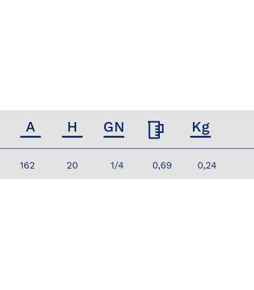 Cubetas GN Cubeta GN 1/4 Acero Inoxidable Fricosmos Fricosmos