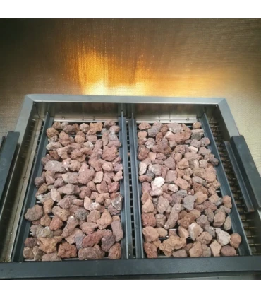 Barbacoas Barbacoa doble de sobremesa parrillas elevables 1250x600mm B-602M Maiser B-602M