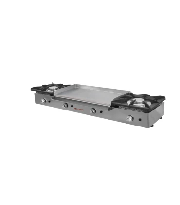 Cocinas a Gas Cocina de Sobremesa 2 Fuegos con plancha de 80 cms Maiser