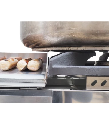 Cocinas a Gas Cocina de Sobremesa 2 Fuegos con 2 planchas de 40 cms Maiser