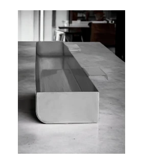 Plancha a Gas Acero Laminado con Zona Frankfurt 40+40cms