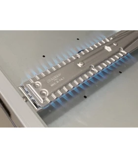 Plancha a Gas Acero Laminado con Zona Frankfurt 40+40cms