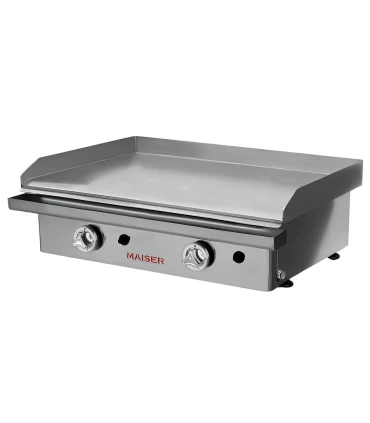 Planchas a Gas Plancha a Gas 60cms placa de Acero Rectificado 10mm PR60 Maiser PR60