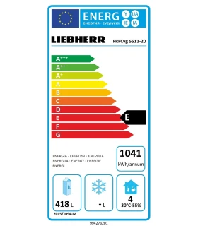 Armario expositor refrigerado Liebherr Perfection FRFCvg 5511