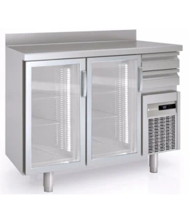 Frente Mostrador Refrigerado con 2 puertas de cristal 1495x600x1040...