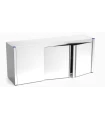 Armario de 2 puertas abatibles esquina izquierda 1575x340x660 mm