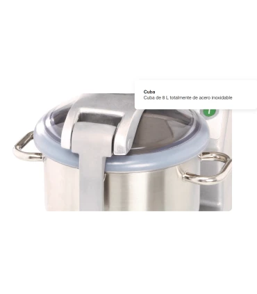 Cutters y Blixers Cutter Picadora R8 Velocidad Variable Robot Coupé 8 litros Robot Coupé 21285 Cutters y Blixers Cutter Picadora R8 Velocidad Variable Robot Coupé 8 litros Robot Coupé 21285