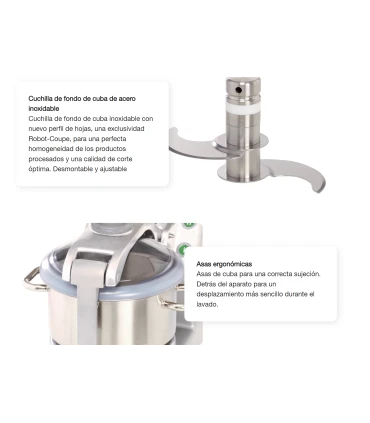 Cutters y Blixers Cutter Picadora R8 Velocidad Variable Robot Coupé 8 litros Robot Coupé 21285 Cutters y Blixers Cutter Picadora R8 Velocidad Variable Robot Coupé 8 litros Robot Coupé 21285