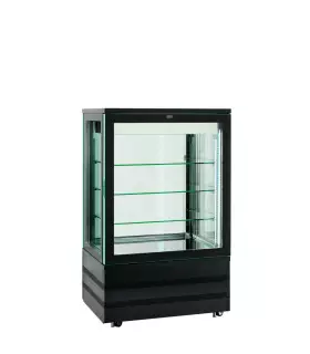 Vitrina de Pastelería 90x64x150h cm 4 Caras de Cristal Tekna Evo 90...