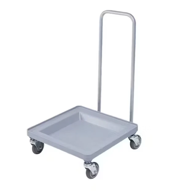 Carro de transporte con asa de cromo para cestas de lavado Cambro Camdollie CDR2020H