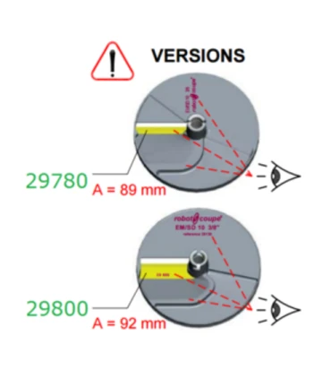 Discos Robot Coupé Cuchilla 89mm de Recambio Disco Equipo de Dados EM de Robot Coupé Robot Coupé 29780
