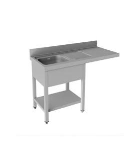 Fregadero 1 cuba para Lavavajillas 1200x700mm Edenox