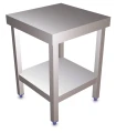 Mesa acero inoxidable para maquinaria 50x50x65.3 cms con 1 estante