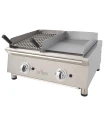 Plancha frytop acero 65 cm con Barbacoa 35 cm Arilex 100FRYGRBN