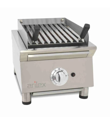 Barbacoas Parrilla vasca a gas con piedra volcánica 40 cm 40VASN Arilex 40VASN